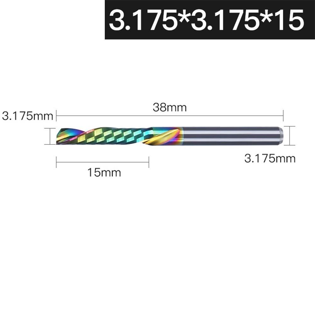 Carbide End Mill Milling Cutter Woodworking Tool Versatile Use