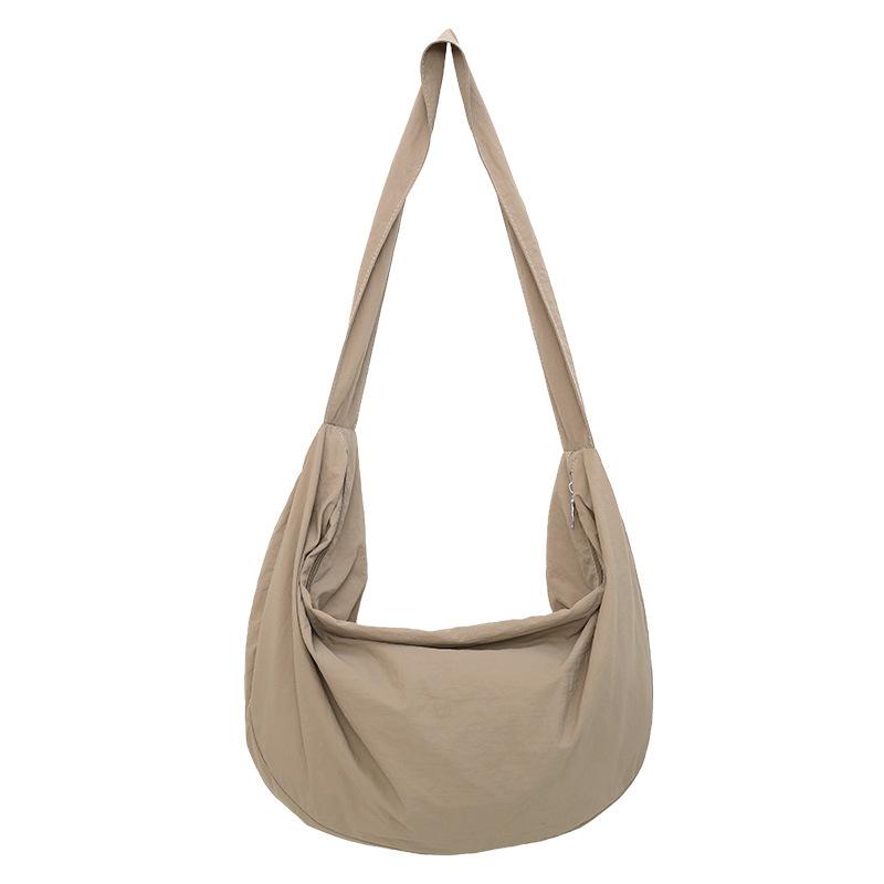 Lazy Wind Large-capacity Cloth Bag Nylon Commuter Bag Women's New Simple and Versatile Tote Bag