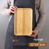 Japanese Style Rectangular Bamboo Serving Tray