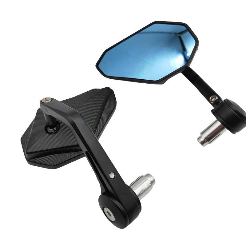 2PCS Universal Pedal Rod End Handlebar Rearview Mirror Of Motorcycle Rearview Mirror Aluminum Alloy Rearview Mirror Accessories
