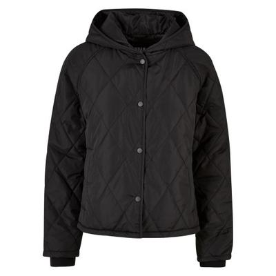 Urban Classics Womens/Ladies Diamond Quilted Oversized Hooded Jacket