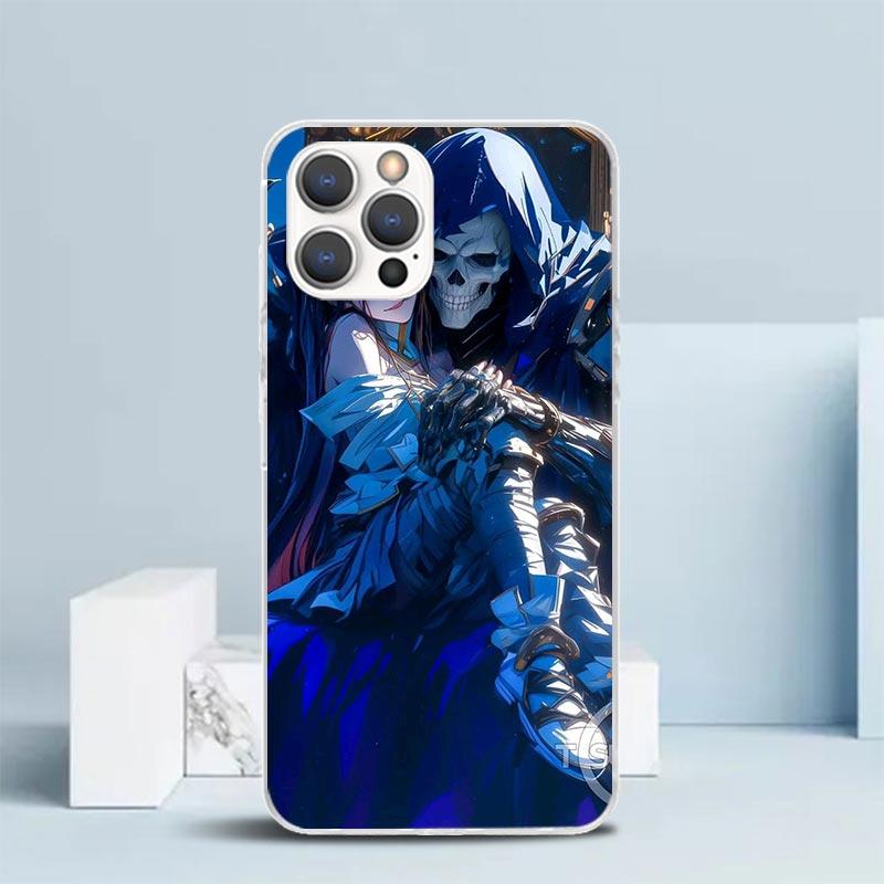 Albedo Overlord Anime Phone Case For IPhone 16 17 Air 16E 15 14 Plus 13 Mini 12 11 Pro Max 7 8 + SE 2020 Soft TPU Back Cover 16