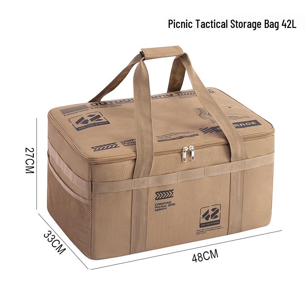 Stor kapacitet utomhus hopfällbar förvaringslåda för bestick och köksredskap