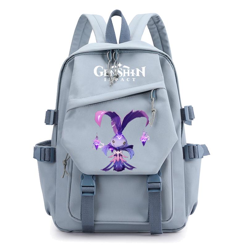 Anime Game Travel Backpack Printed Canvas Backpack for Boy Girl School Bag Students Women Large Capacity Bookbag Usb Charging Kids Gifts
