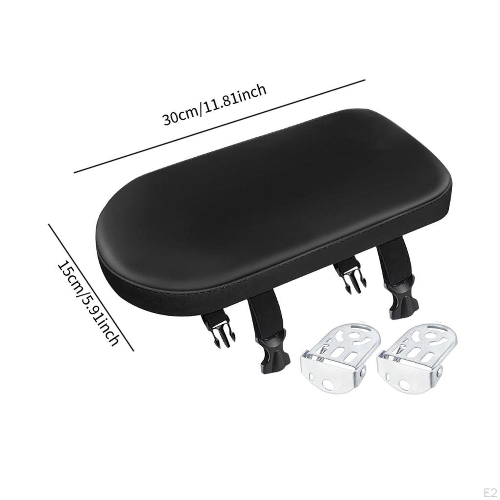 Rear Seat Cushion Back Shelf Rack Pad 30x15x3.5cm Easily Install Repair Parts Comfortable Saddle