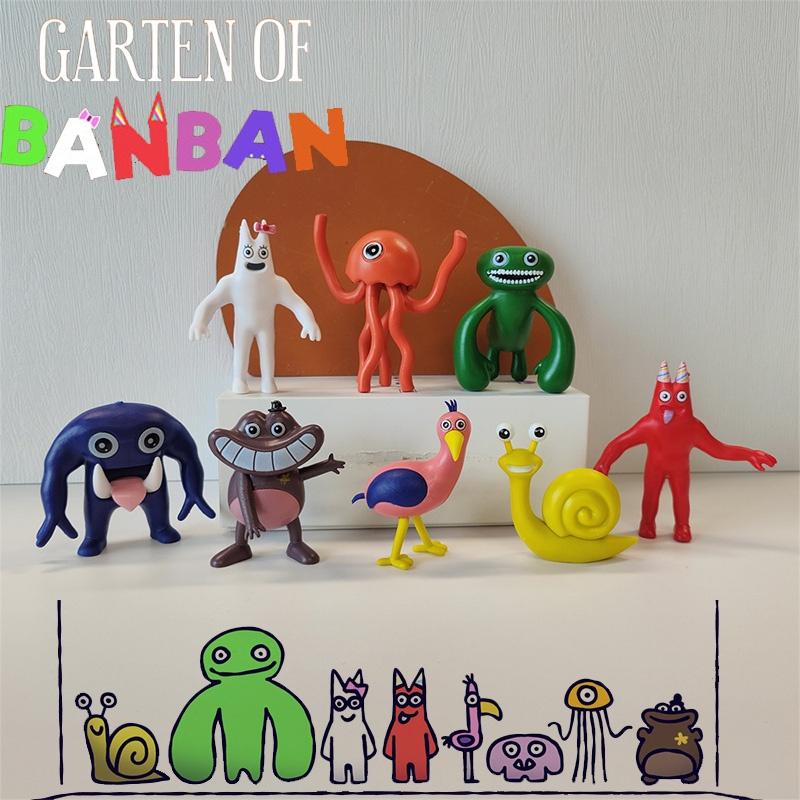 Rainbow Monster Banban Pvc Figurines Garden Themed Cartoon Collectibles