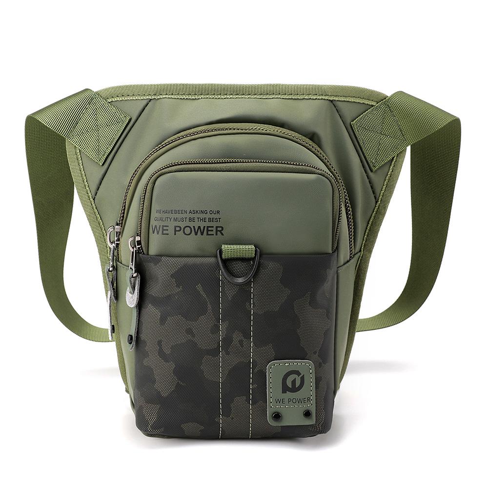 Męska saszetka biodrowa torba na nogę dla motocyklisty wodoodporny nylonowy podróżny męski listonoszka Cross Body pas biodrowy torba na udo