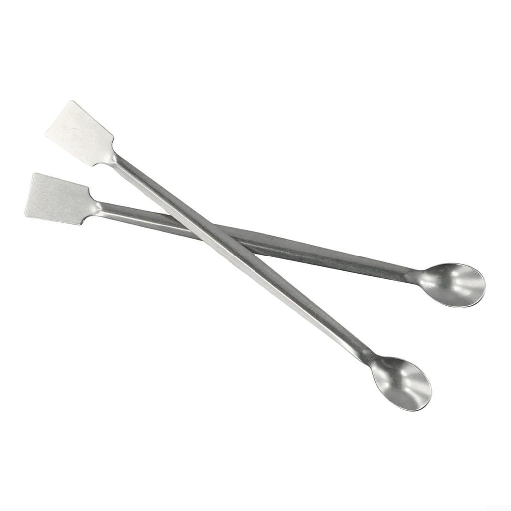Stainless Steel Spatulas For Laboratory Sampling, Double-ended Reagent Tool 20cm