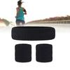 Black Headband Wristband Set Sports Headband Wristband Set for Men Women Running