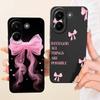 Soft Silicone Funda For Xiaomi Poco X8 Pro Max Redmi Turbo 5 Max Phone Case Vintage Starry Cherry Bow Printed Daisy Bumper