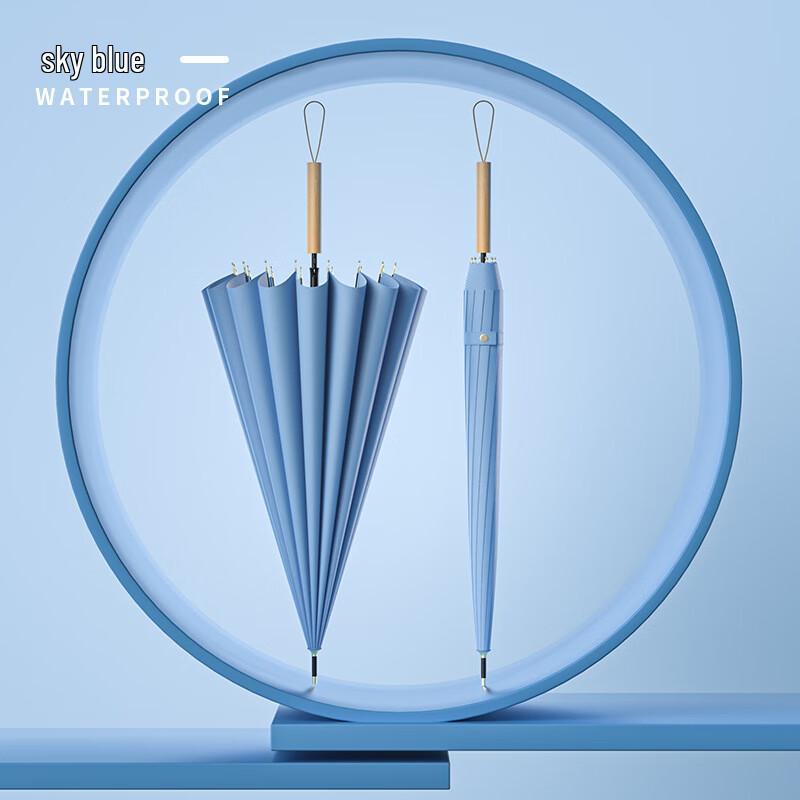 Japanese Style 16-Rib Straight Umbrella