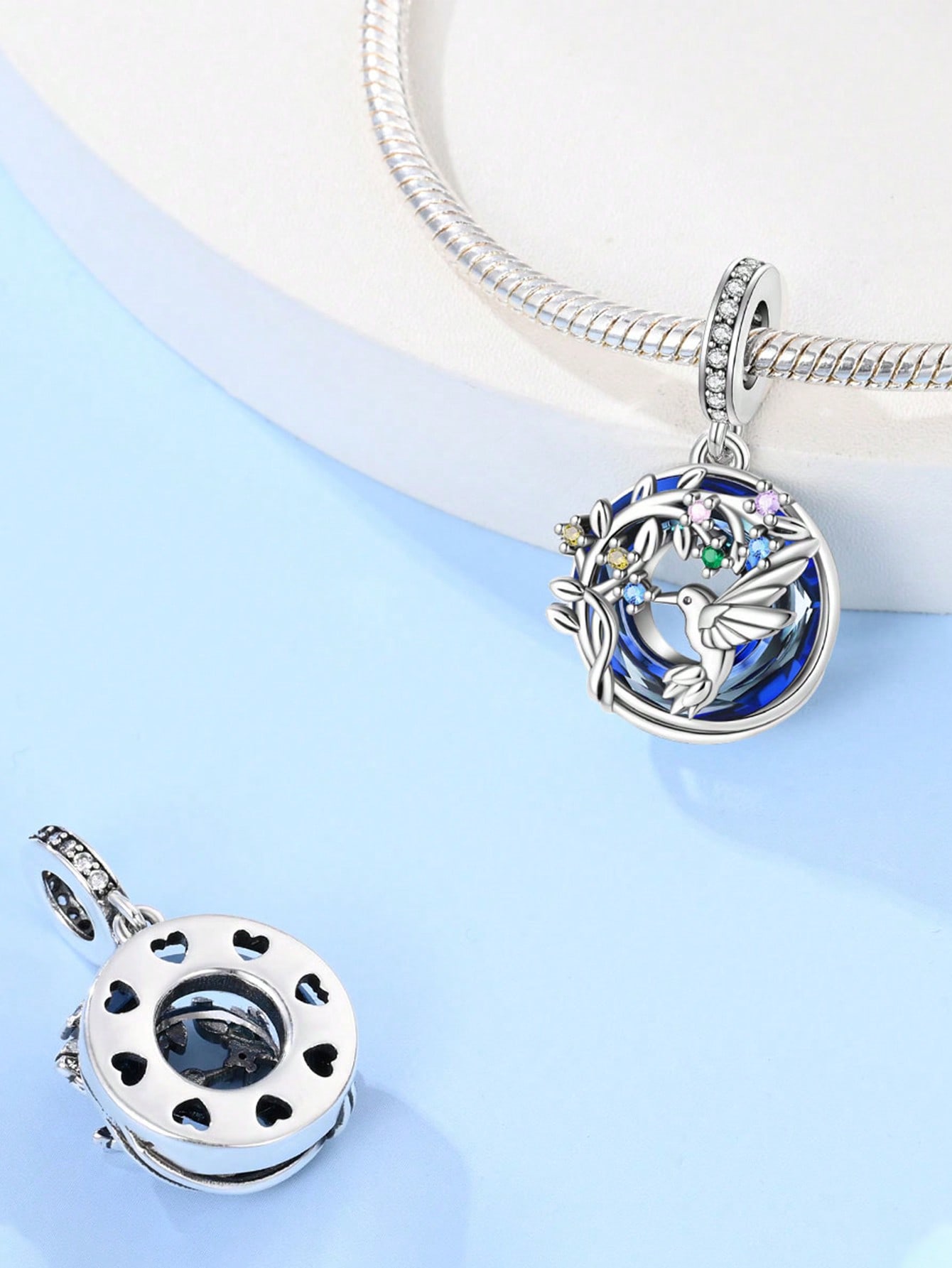 Посеребренные Оригинальные Шармы Дерево Жизни Кактус Горшечное Растение Бусины Подходят для Браслета Женские Украшения Подарок