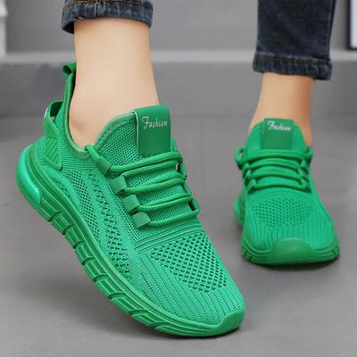 Damen Casual Sneaker Schnürschuhe Gym Vulkanisierte Schuhe Weiß Damen Schuhe Mode Atmungsaktiv Walking Mesh Flache Schuhe Trainer