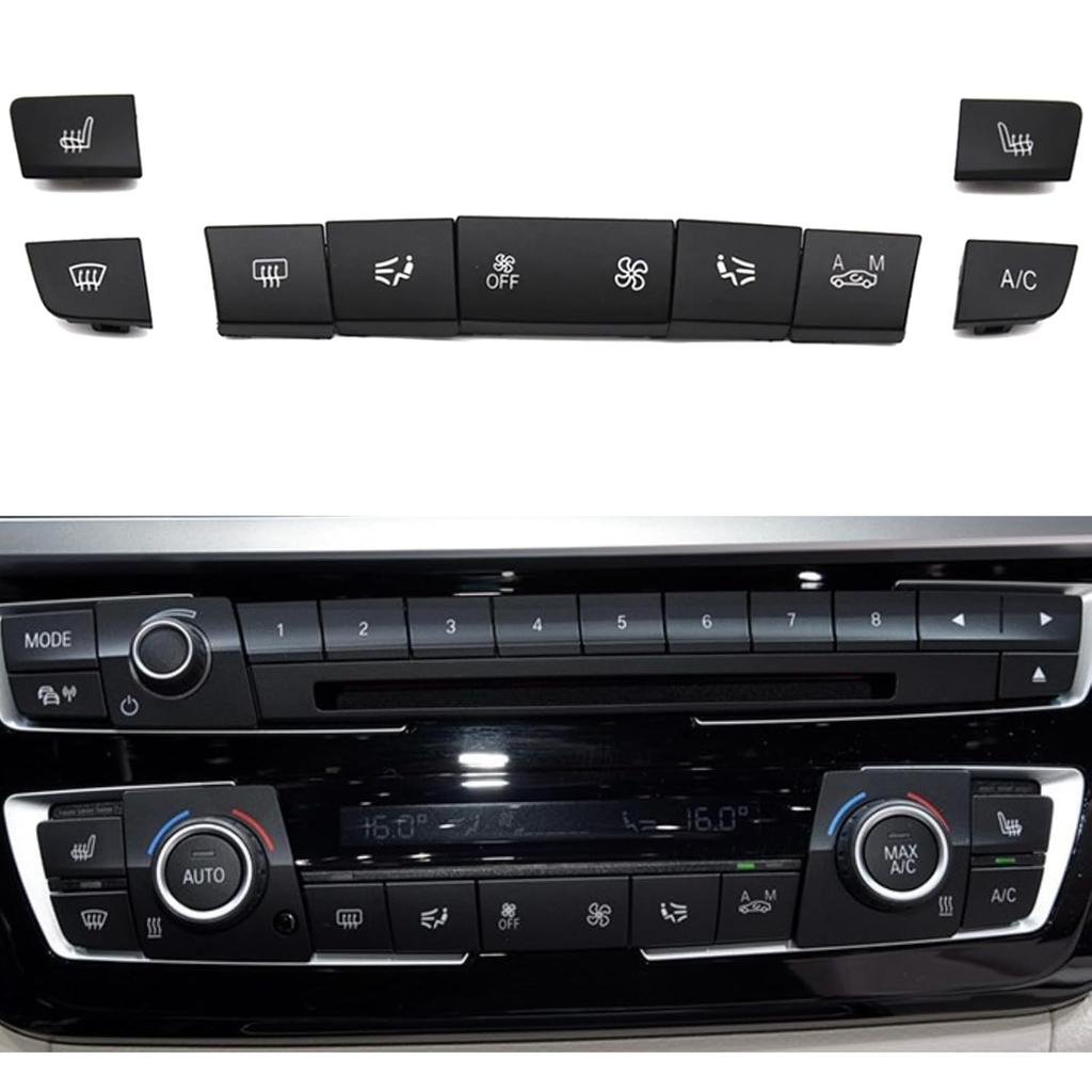 for BMW F30 A/C Climate Control Panel Fan Speed Button Replacement,Heater Climate Switch Button for BMW 1 Series F20/F21,2 Series F22/F23,3 Series