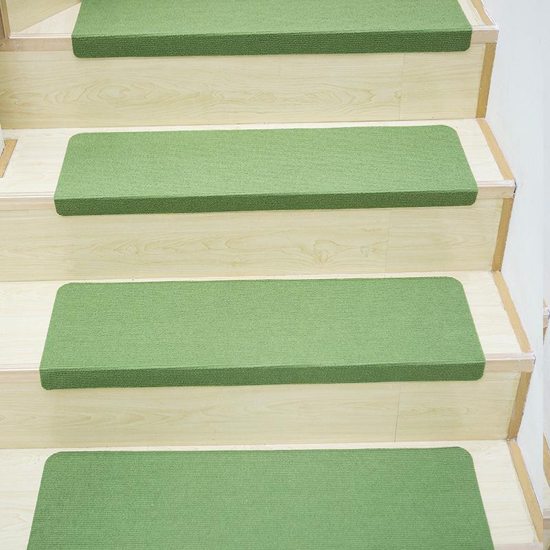 1 Piece 55x20cm Self-adhesive Step Staircase Area Rugs Non-Slip Wear-resistant Stair Tread Mat Floor Protector Carpets Door Mat