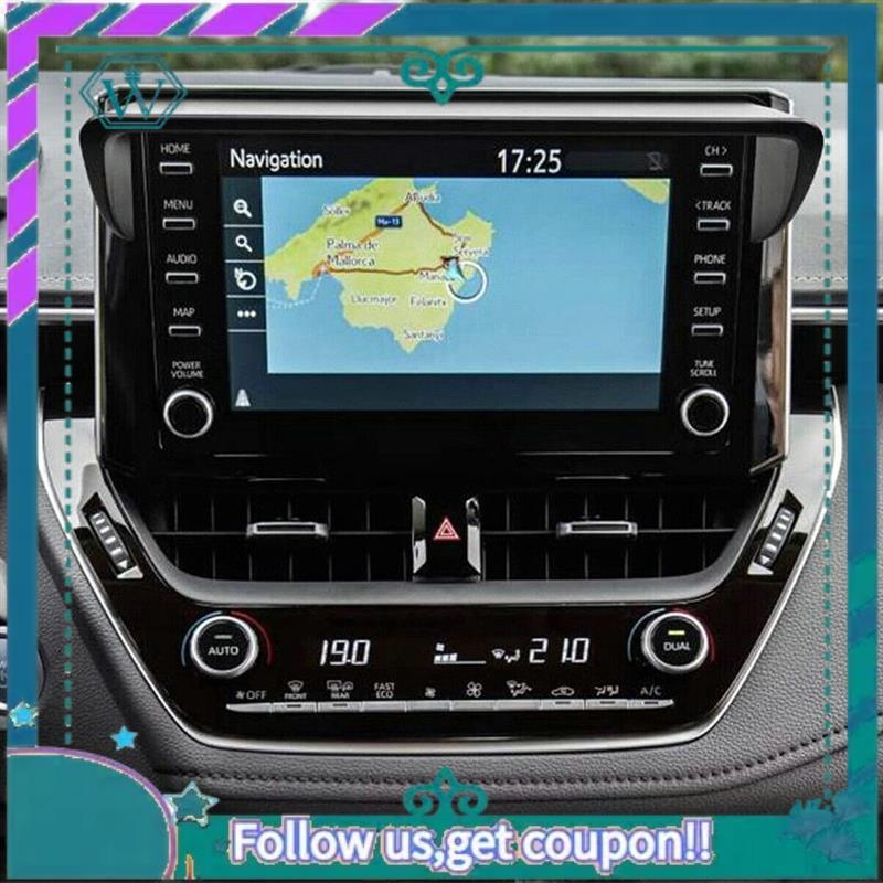 AA92-Car Sunshade Visor Lens Hood Cover Car In Dash Screen Sunshade Sunvisor Navigation Accessories Black 7 inches