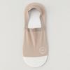 Men's Summer Ultra-Thin No-Show Socks, Breathable Ice Silk, Anti-Slip Silicone Grip, Color Block Design, Cotton Bottom.