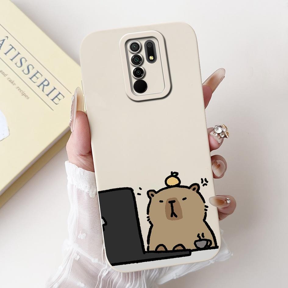 

Для Xiaomi Redmi 9 Чохол 6.53 Милий Панда Авокадо Квадратний Силіконовий Матовий Чохол для Телефона Для Xiaomi Redmi 9 Prime Poco M2 Redmi9 Funda Redmi 9