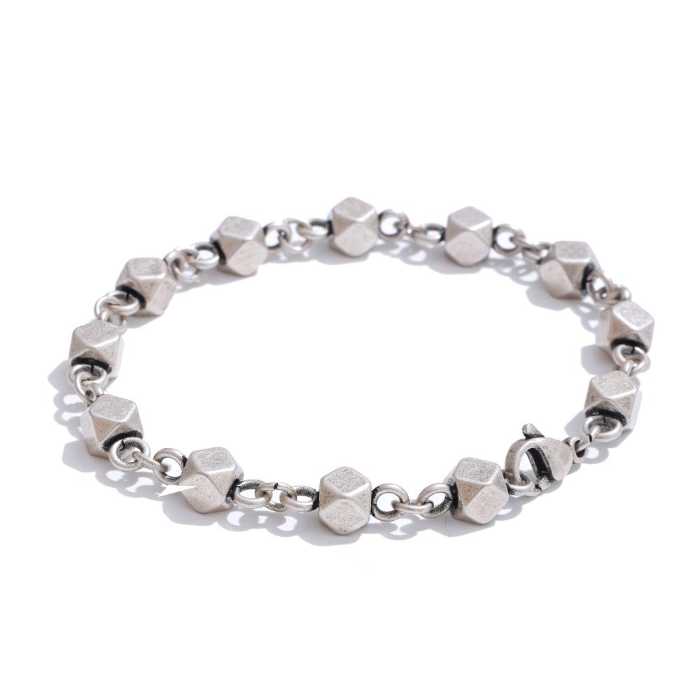 

Yhpup Men Stainless Steel Handmade Chain Statement Necklace Bracelet Vintage Fashion Silver Color Charm Waterproof Jewelry Gift