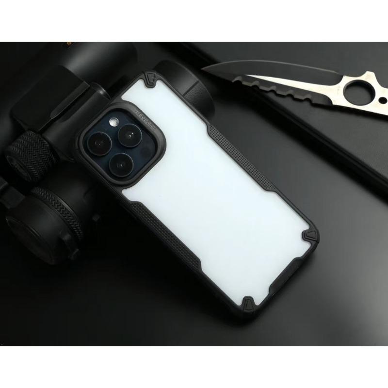 Anwendbar auf iPhone12 Handyhülle Hautgefühl 13/14 Armor Zwei-in-Eins 16pro Kontrastfarben PC+TPU Vollständig verpackte Hartschale