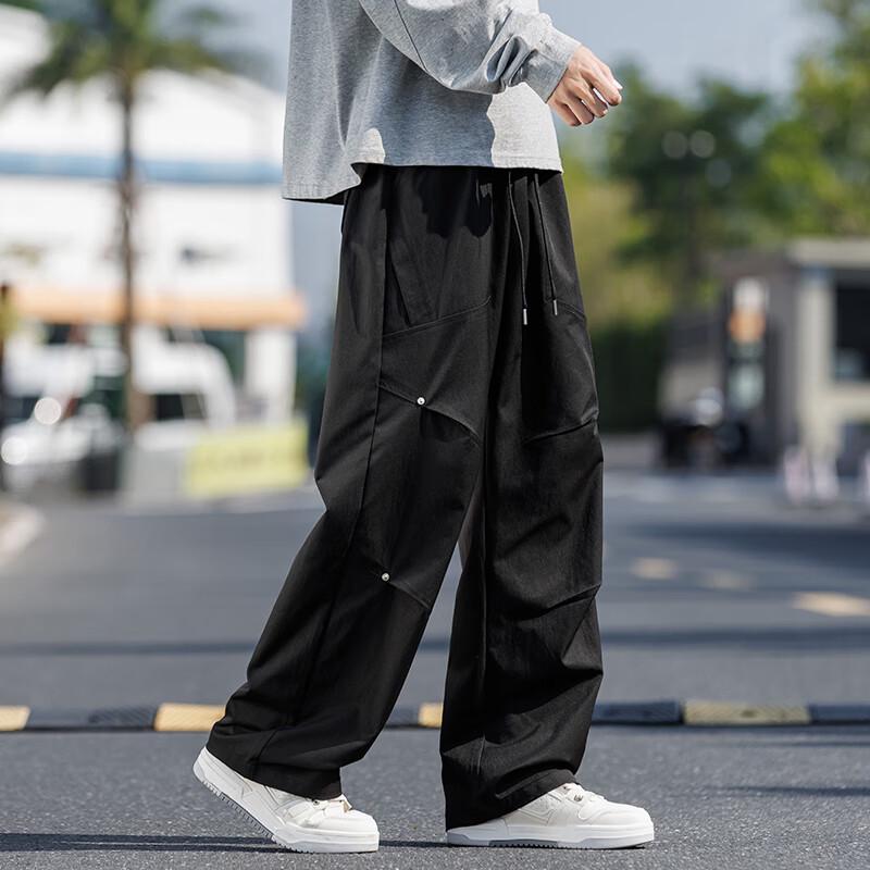 Men's American Style Loose Straight Cargo Pants