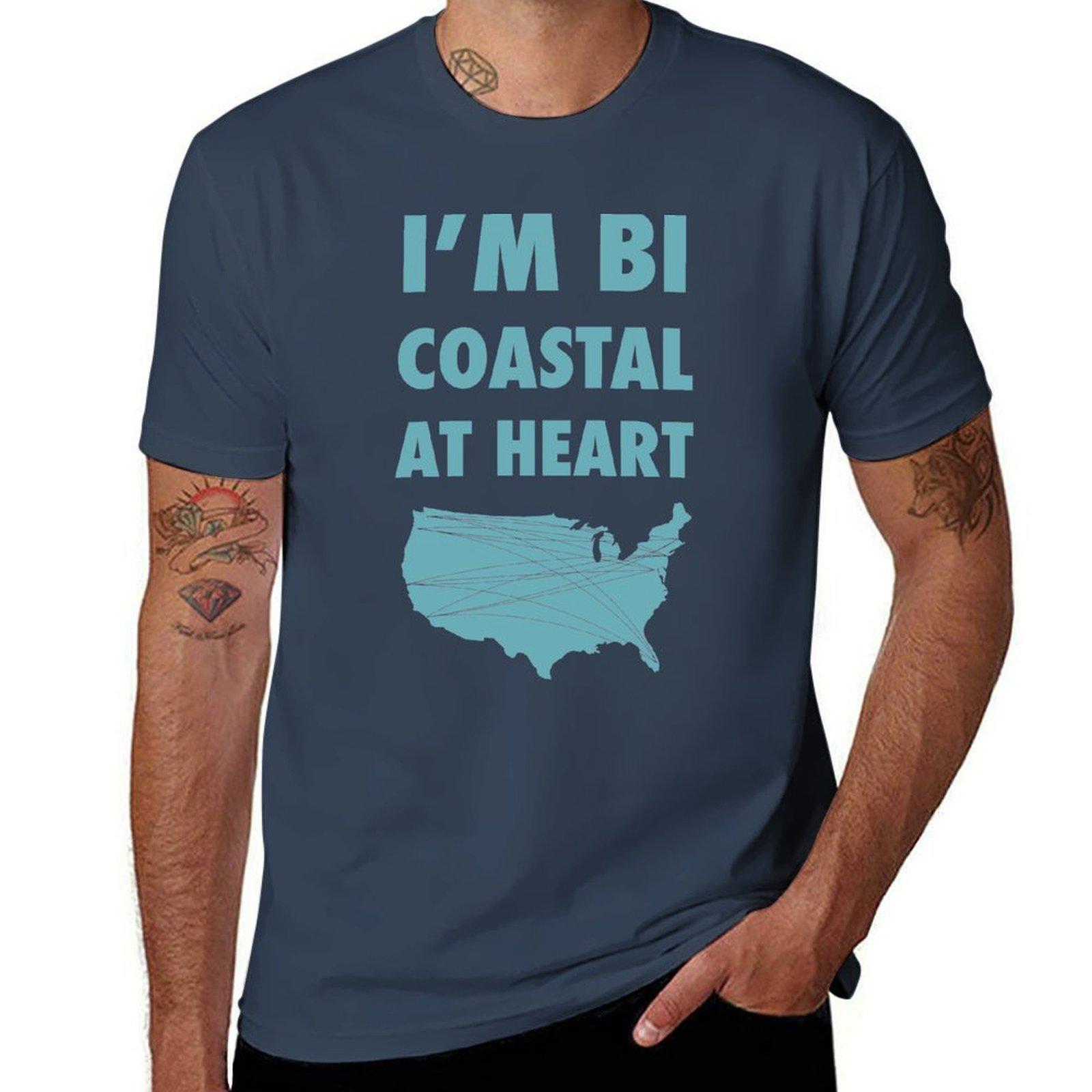 Bicoastal At Heart TShirt Outdoor Activity Sports TShirt S