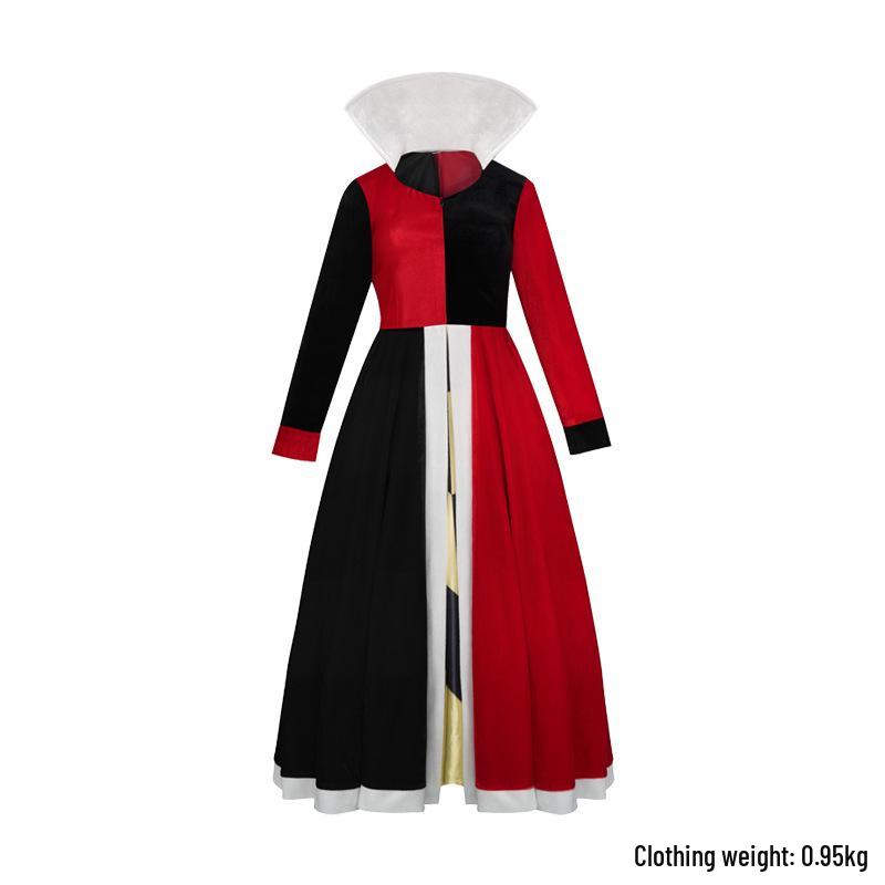 Red Queen Costume - Alice in Wonderland Cosplay Role-Playing Outfit XL