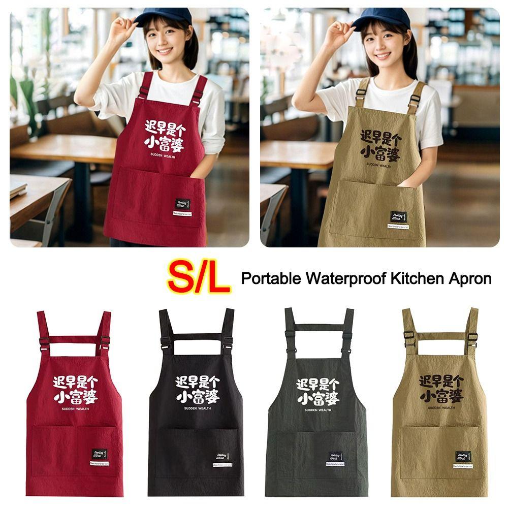 Fartuch kuchenny zapobiegający zabrudzeniom Wodoodporny fartuch do gotowania Odzież robocza cateringowa do kuchni domowej