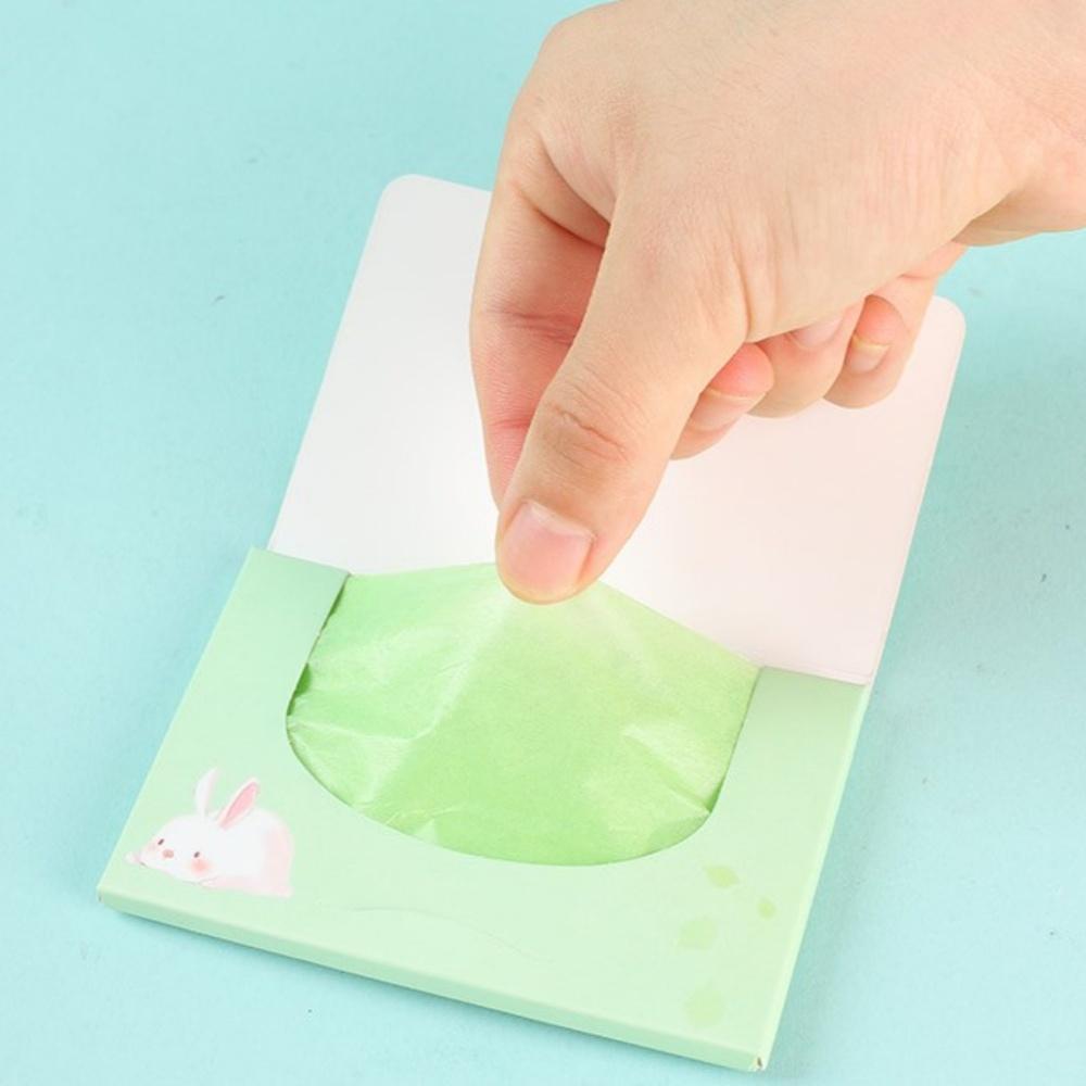 100Pcs/box New Face Oil Blotting Paper Protable Matting Face Wipes Facial Cleanser Oil Control Oil-absorbing Face Cleaning Tools