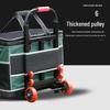 Multifunctional Wear-Resistant Toolkit Trolley with Large-Capacity Storage Canvas Bag