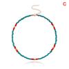 Colorful Small Bead Butterfly Star Pendant Choker Bohemia Necklace Women Jewelry