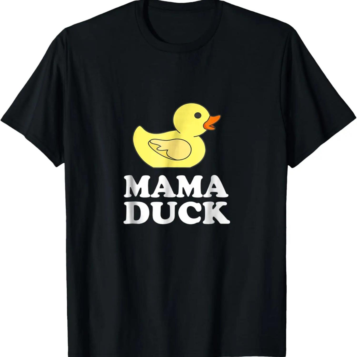 Mama Duck Funny Mother Bird Gift T-Shirt S