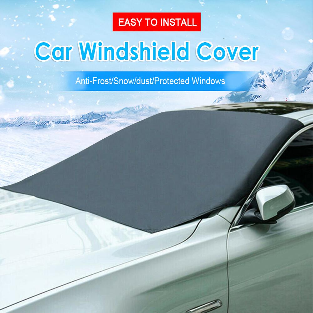2~5PCS Magnetic Car Front Windscreen Cover Automobile Sunshade Cover Car Windshield Snow Sun Shade Waterproof Car Cover