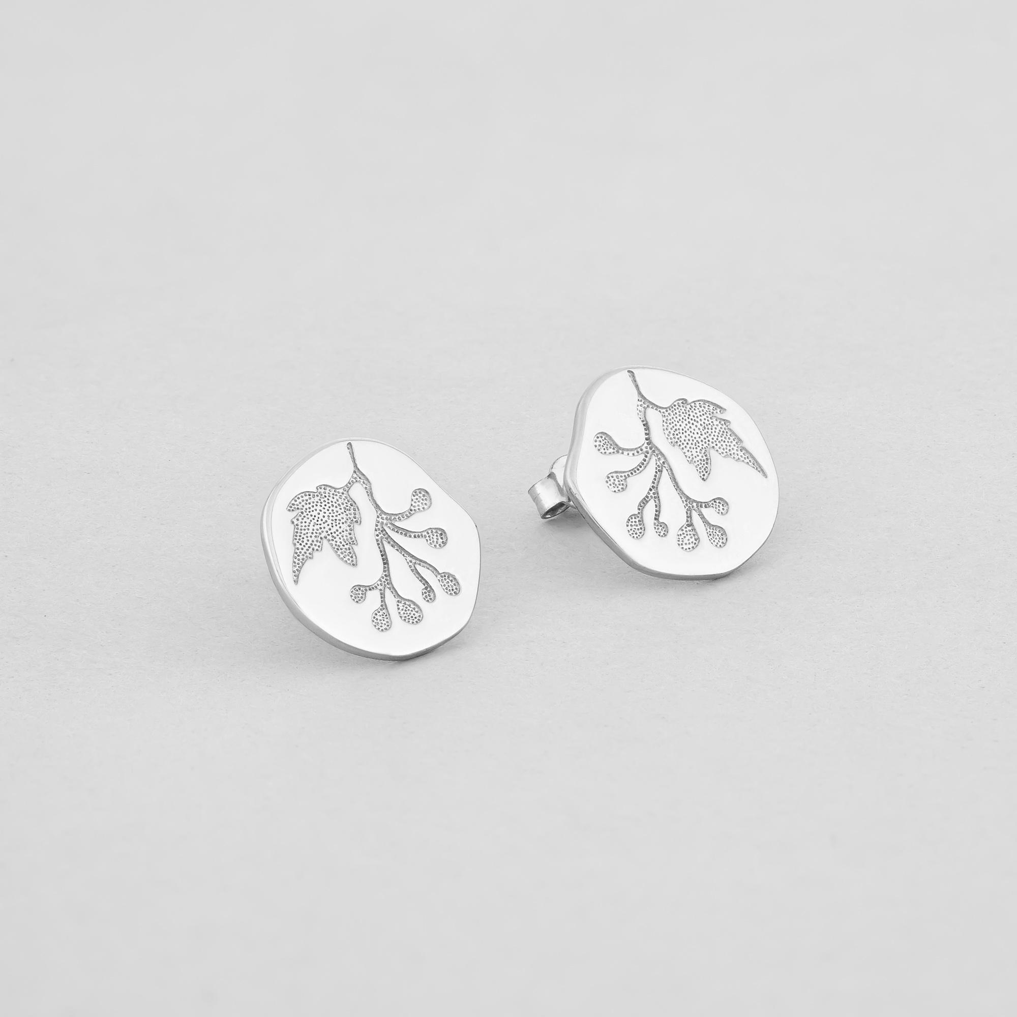 

Сережки Червона калина срібний