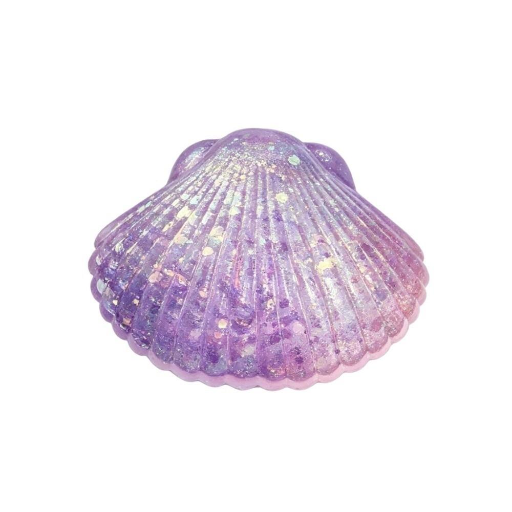 Creative Squeeze Toy Maltose Texture Glitter Shell Squishy Toy Shell Pinching Fun Toy  Office Use