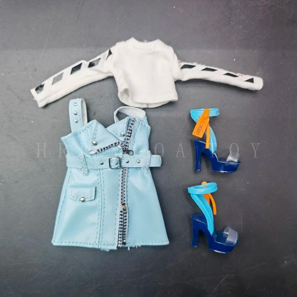 Original Multi Style Rainbow Middle School 28cm Doll Clothes and Shoes Set Fashion Dressing Girls' Holiday Gift Toys