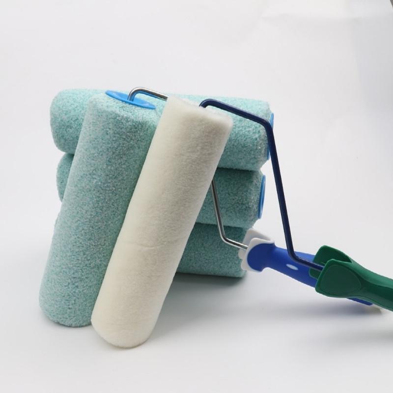 Premium 9inch Paint Roller Set With High Density Fibers Painter's Choice Roller For Unflawed Wall Coating Result