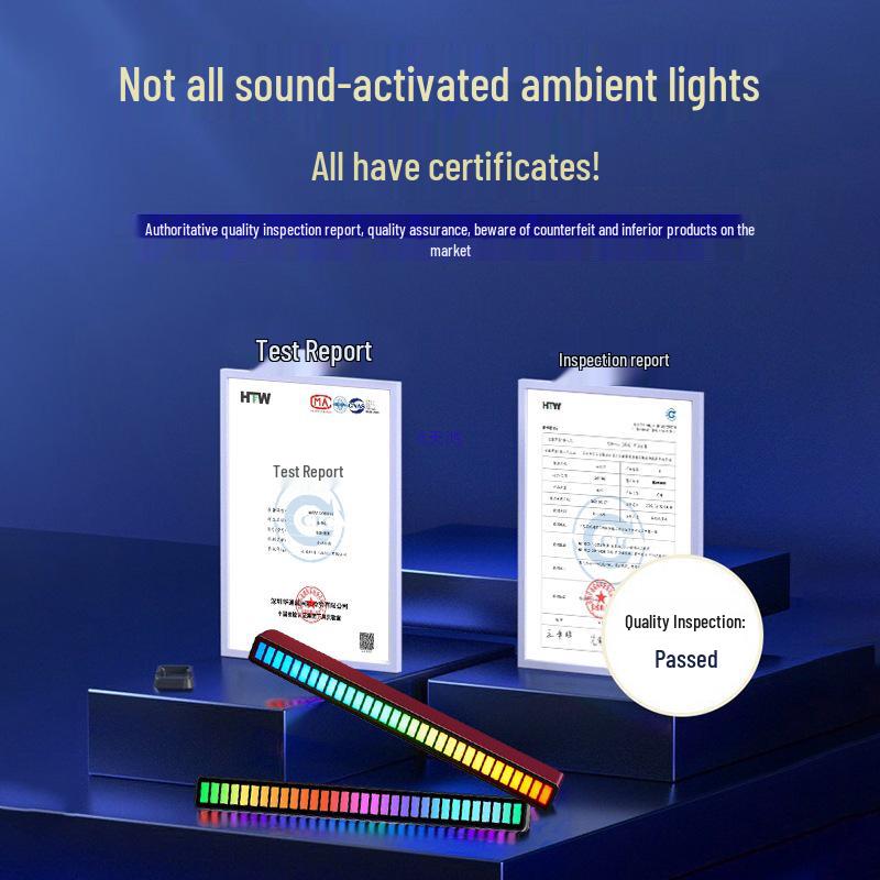 Atmosphere Light Speaker for Gaming Rooms: Creative Desktop Music and Rhythm Sound Control Decoration