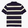 Munsingwear Men Stripe Short Sleeve Sweater Violet Mq321msw81
