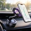 Vacuum Suction Magnetic Car Phone Holder 360° Rotatable Foldable Adjustable Arm Dashboard Navigation Mount for All Smartphones