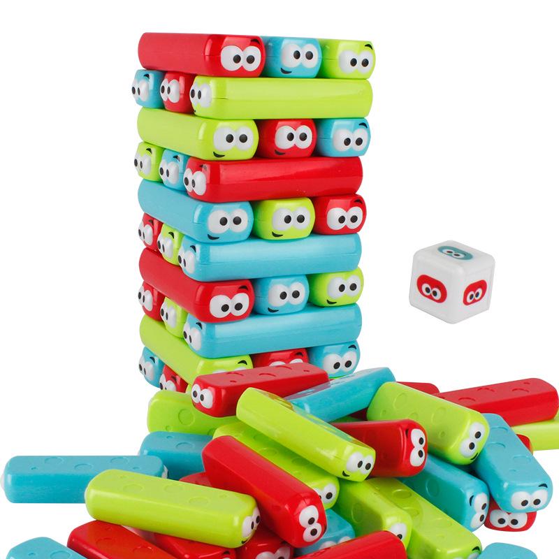 Stacking Music Stacking High-Level Stacking Pumping Building Block Puzzle Children'S Toys Puzzle Table Games Parent-Child Interaction