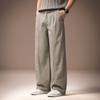 High-end American Retro Tencel Simple Men's Casual Pants Summer New Loose Straight Outdoor Long Pants