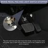 8PCS Brake Pedal Stop Pads, Brake Switch Stopper, Rubber Clutch Pedal Stopper Brake Switch Stoppers Replacement OEM# 90541-06036, Auto Brakes Light