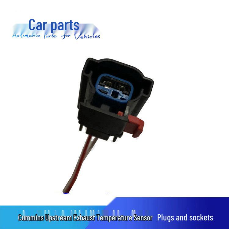 Compatible with Dongfeng Tianlong Tianjin Cummins Exhaust Temperature Sensor Plug Socket Push-In