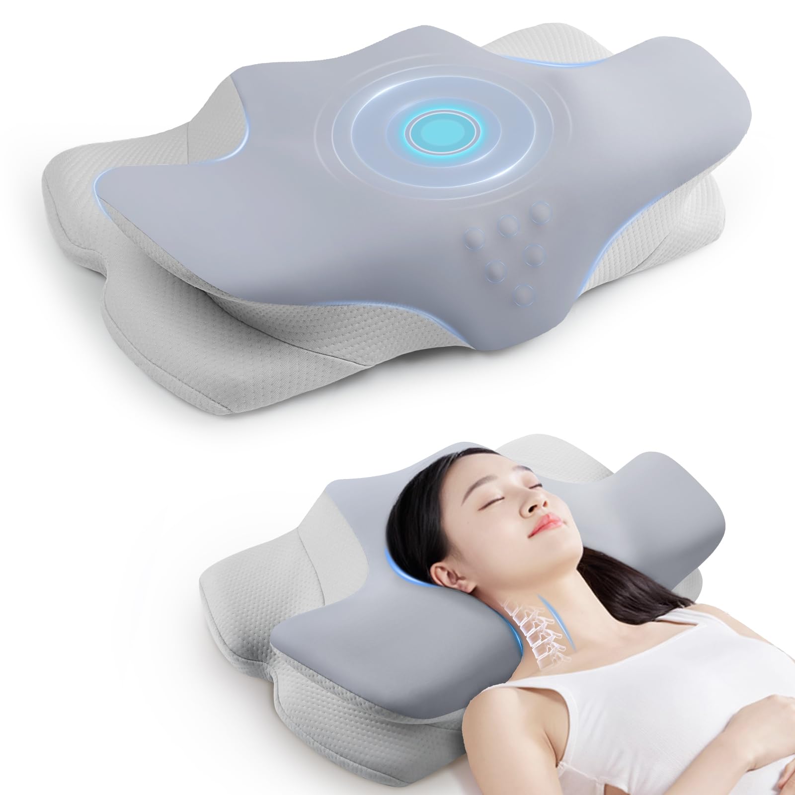 

Подушка, которая вредит вашей памяти, подушка из пены с эффектом памяти для сна на спине или удобная подушка для плеча, хорошая регулируемая низкая или моющаяся подушка серый