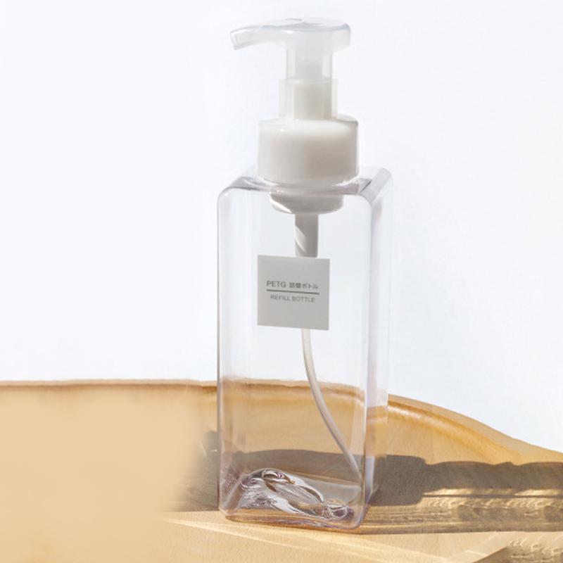 Reusable Pump Liquid Soap Dispenser Home Bathroom Kitchen Liquid Storage Container Shower Gel Shampoo Lotion Bottles