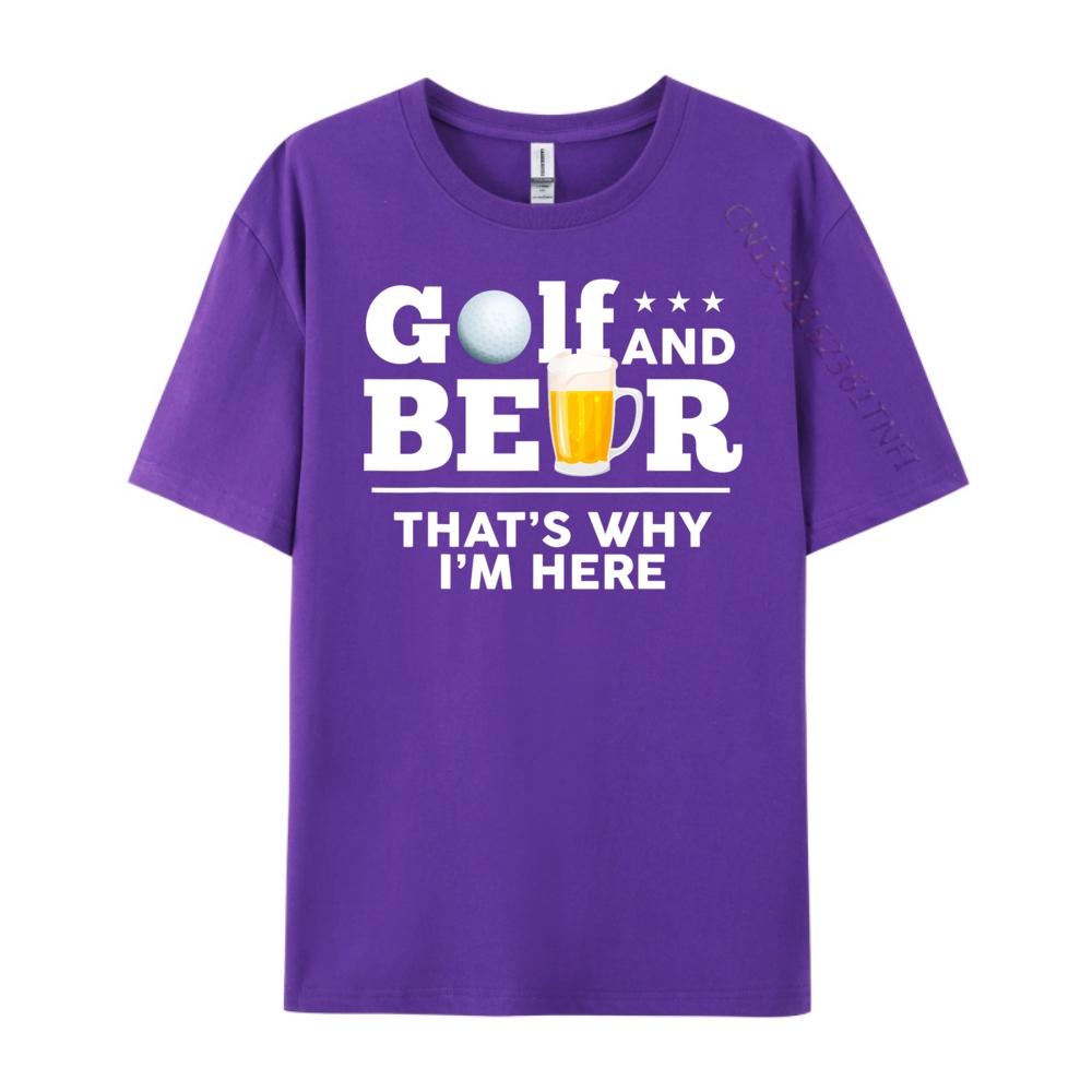 Golf and Beer Joke Dad Funny Fathers Day Drinking Birthday Red And Black Graphic T Shirt Anime Valentines Day