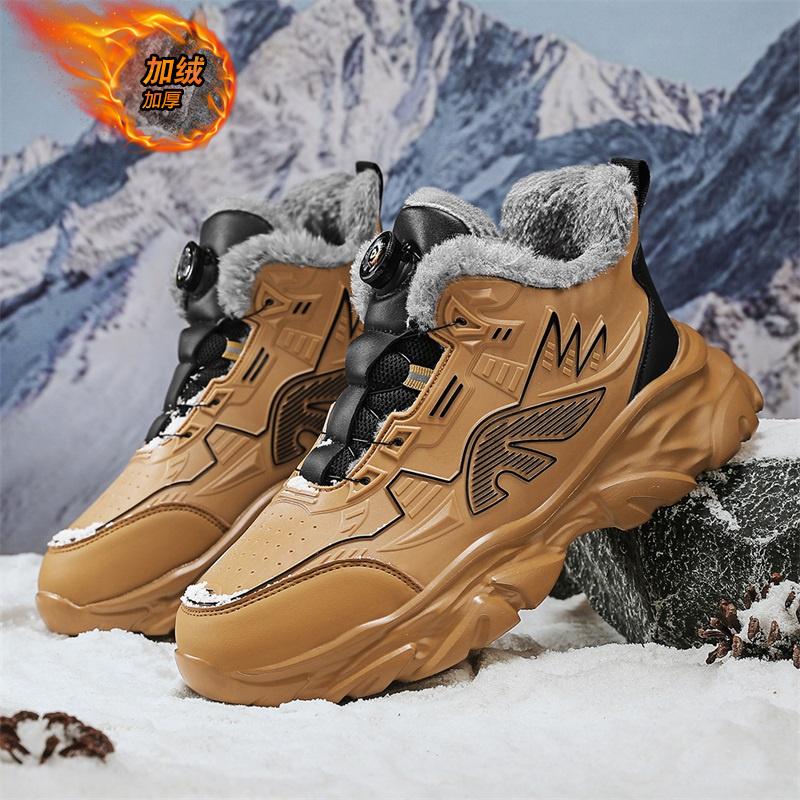 

Модная зимняя мужская обувь CYYTL, теплые меховые кроссовки, повседневная уличная кожаная обувь на платформе, спортивная обувь для хайкинга, дизайнерские роскошные теннисные лоферы, зимние ботинки 44