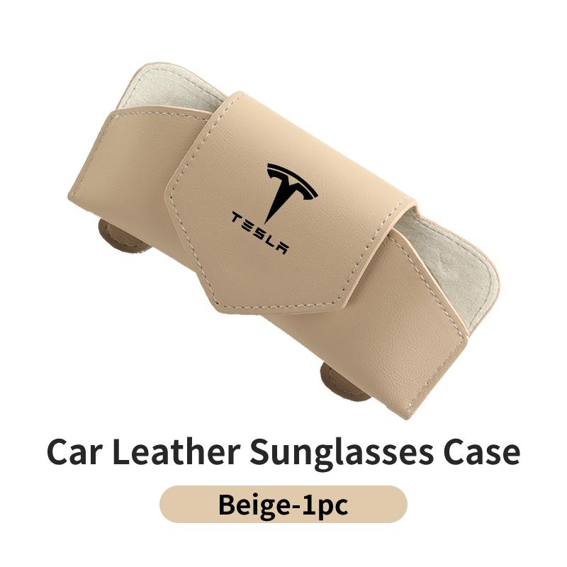 Car Valve Glasses Box Sun Visor Glasses Holder Sunglasses Case For Tesla Model 3 Y S X 2021 Roadster Cybertruck Juguete