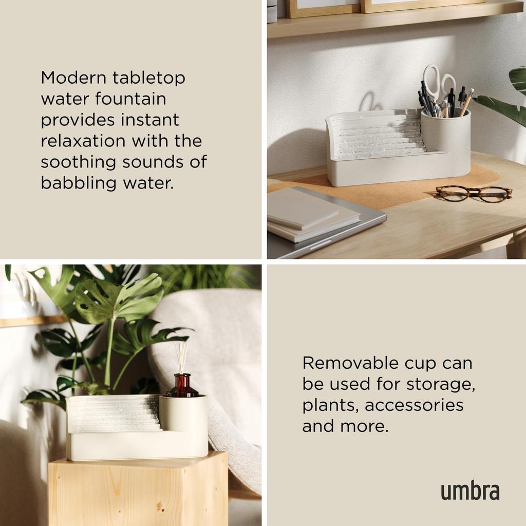 Umbra Stream Water Fountain Tabletop Fountain [Official]